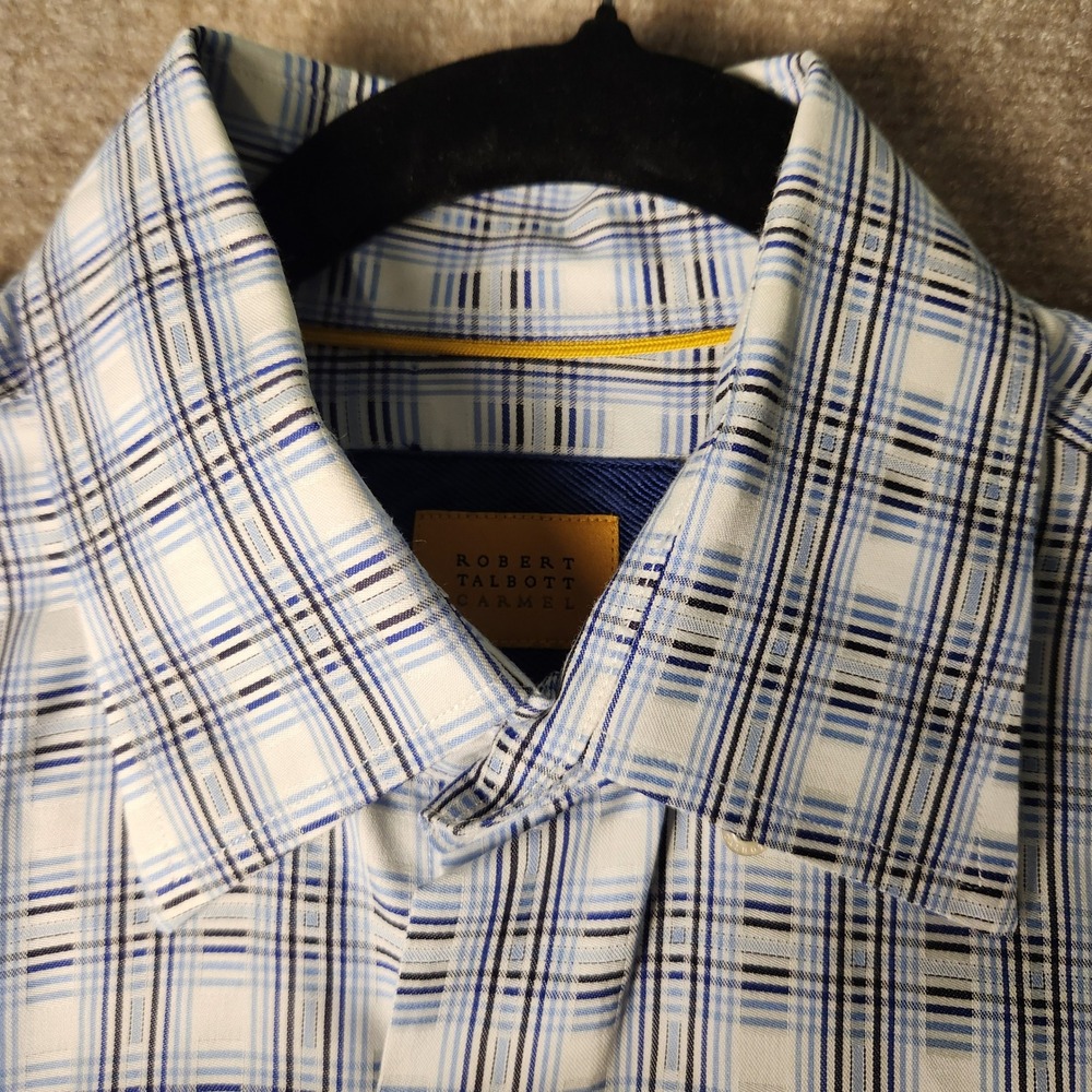 Robert Talbott Carmel Plaid Button Down Shirt Men… - image 2